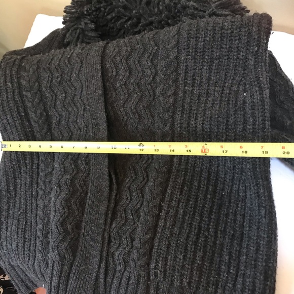 IB Diffusion Vintage 90s Cable Knit Long Sweater Coat Cardigan Wool Cozy Warm S - Picture 15 of 15